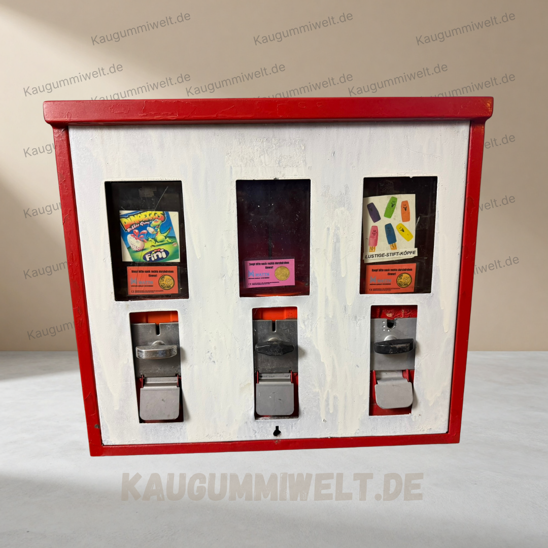 Original Retro Kaugummiautomat | Refurbished | 3er Schacht | ID: 0019