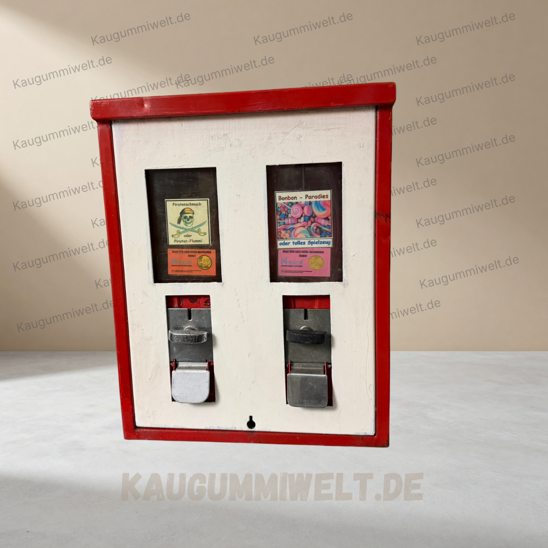 Original Retro Kaugummiautomat | Refurbished | 2er Schacht | ID: 0027