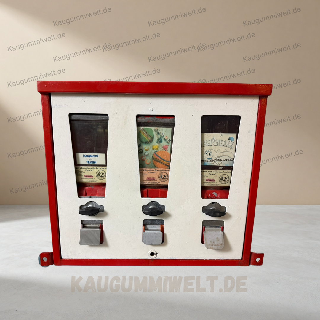Original Retro Kaugummiautomat | Refurbished | 3er Schacht | ID: 0029