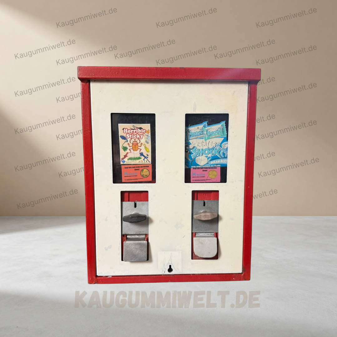 Original Retro Kaugummiautomat | Refurbished | 2er Schacht | ID: 0031