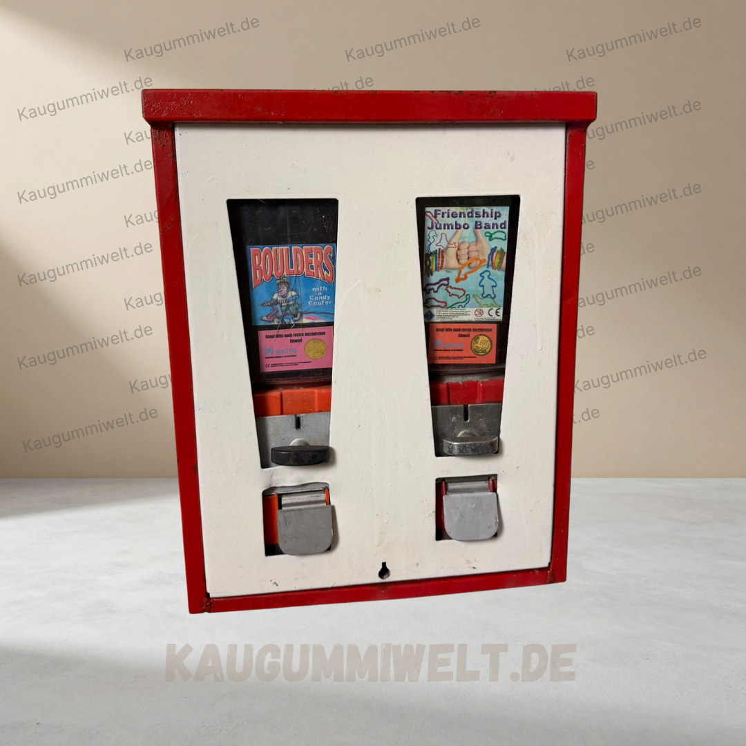 Original Retro Kaugummiautomat | Refurbished | 2er Schacht | ID: 0026