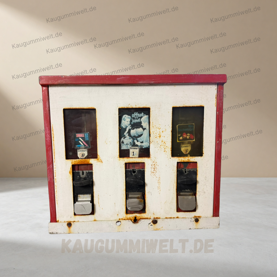 Original Retro Kaugummiautomat | UNBERÜHRT| 3er Schacht | ID: 0034