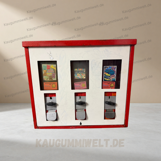 Original Retro Kaugummiautomat | Refurbished | 3er Schacht | ID: 0022