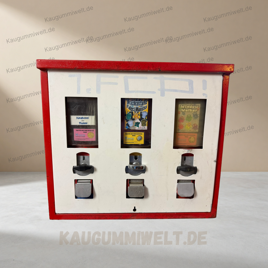 Original Retro Kaugummiautomat | Refurbished | 3er Schacht | ID: 0023