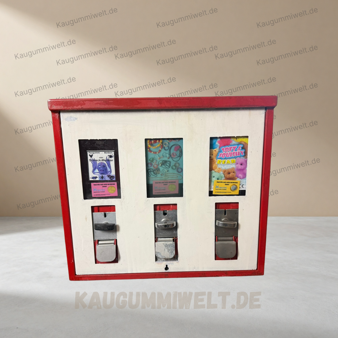 Original Retro Kaugummiautomat | Refurbished | 3er Schacht | ID: 0032