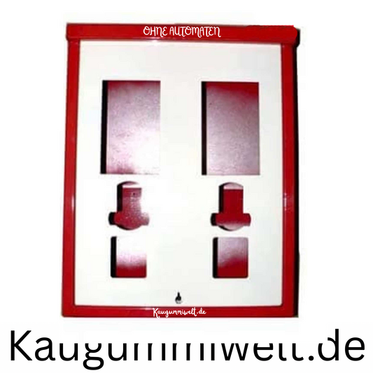 2er Wandgehäuse Kaugummiautomat inkl. Schloss
