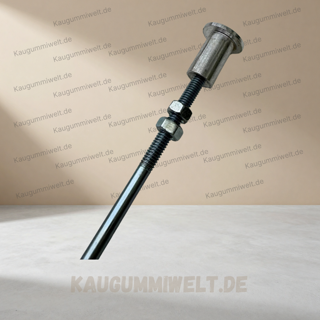 Zubehörset (Mittelstange, Deckelschraube & Muttern) für Kaugummiautomat / Warenautomat
