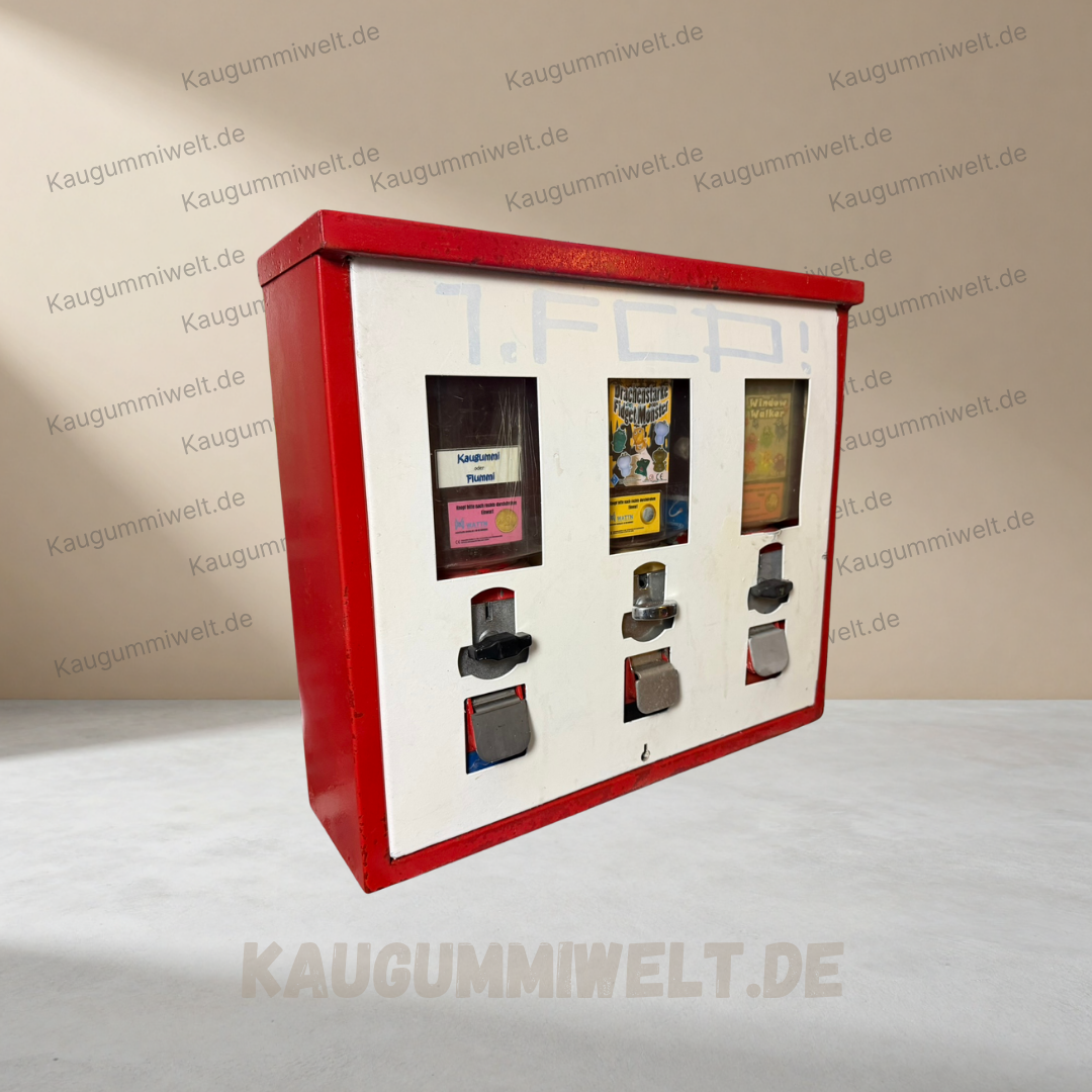 Original Retro Kaugummiautomat | Refurbished | 3er Schacht | ID: 0023