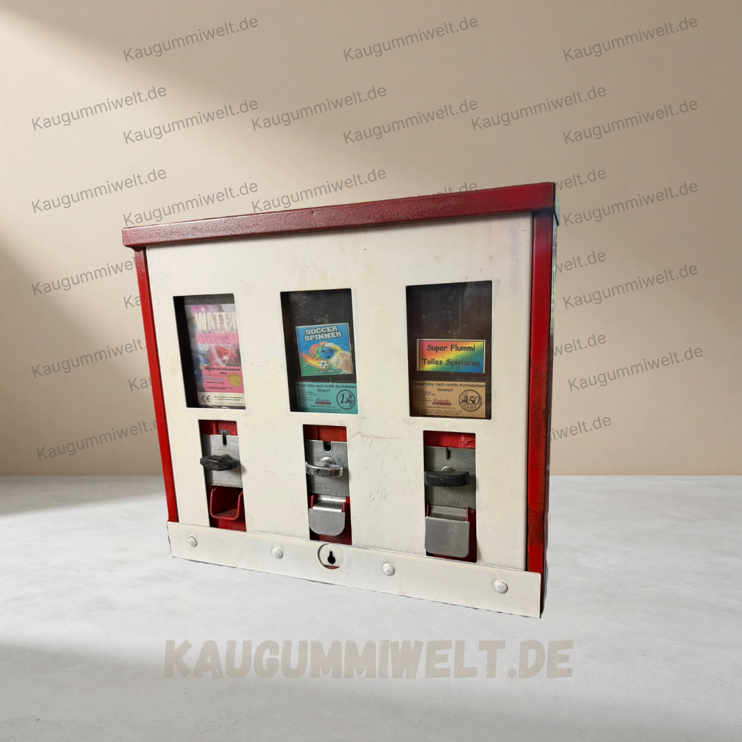 Original Retro Kaugummiautomat | Refurbished | 3er Schacht | ID: 0038