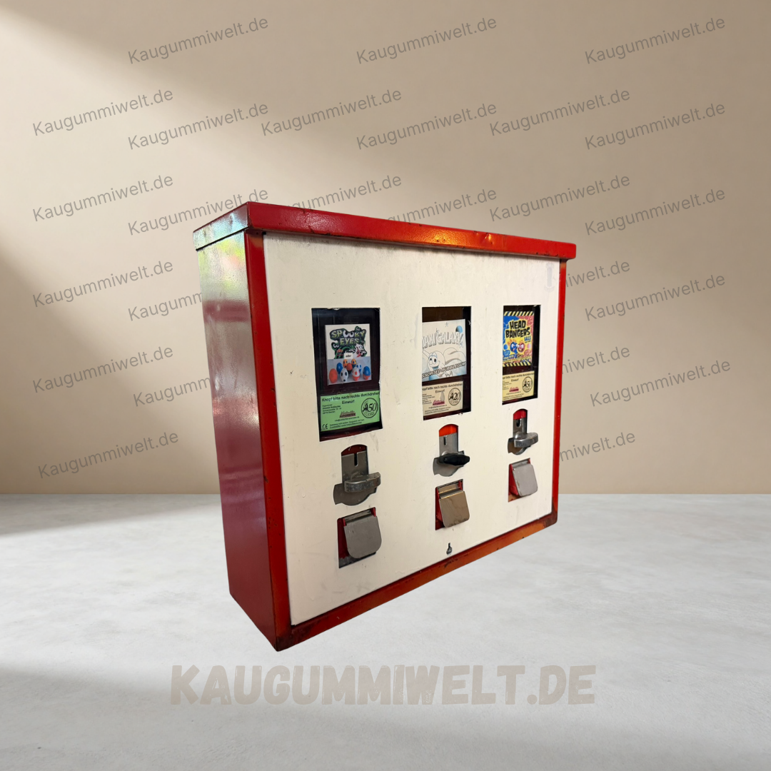 Original Retro Kaugummiautomat | Refurbished | 3er Schacht | ID: 0036