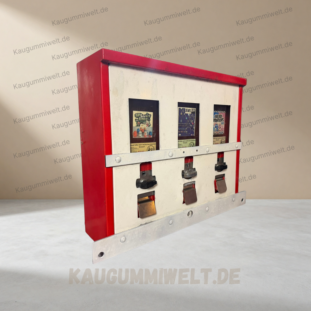 Original Retro Kaugummiautomat | Refurbished | 3er Schacht | ID: 0035