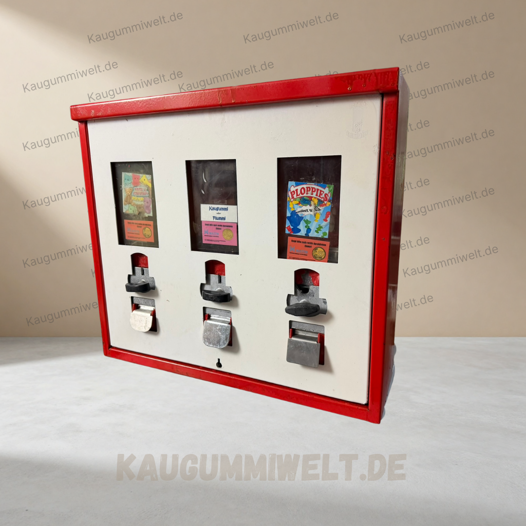 Original Retro Kaugummiautomat | Refurbished | 3er Schacht | ID: 0021