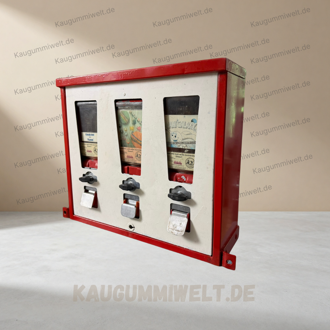 Original Retro Kaugummiautomat | Refurbished | 3er Schacht | ID: 0029