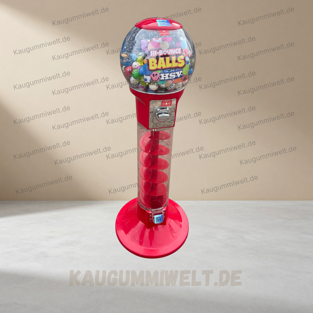 Flummiautomat als Warenautomat für Flummis und Spielzeugkapseln