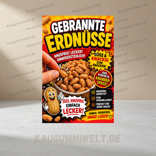 Gebrannte Erdnüsse als Füllware für Warenautomaten
