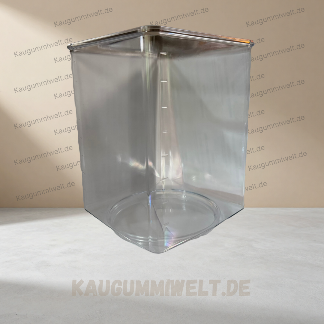 Glas Ersatzbehälter als Ersatzteil für Kaugummiautomat und Warenautomat