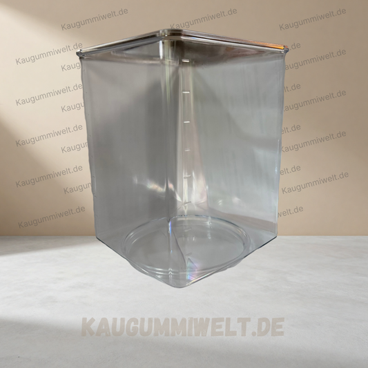 Glas Ersatzbehälter als Ersatzteil für Kaugummiautomat und Warenautomat