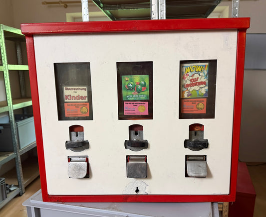 Original Retro Kaugummiautomat | Refurbished | 3er Schacht | ID: 0011