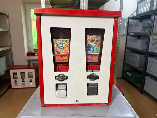 Original Retro Kaugummiautomat | Refurbished | 2er Schacht | ID: 0012