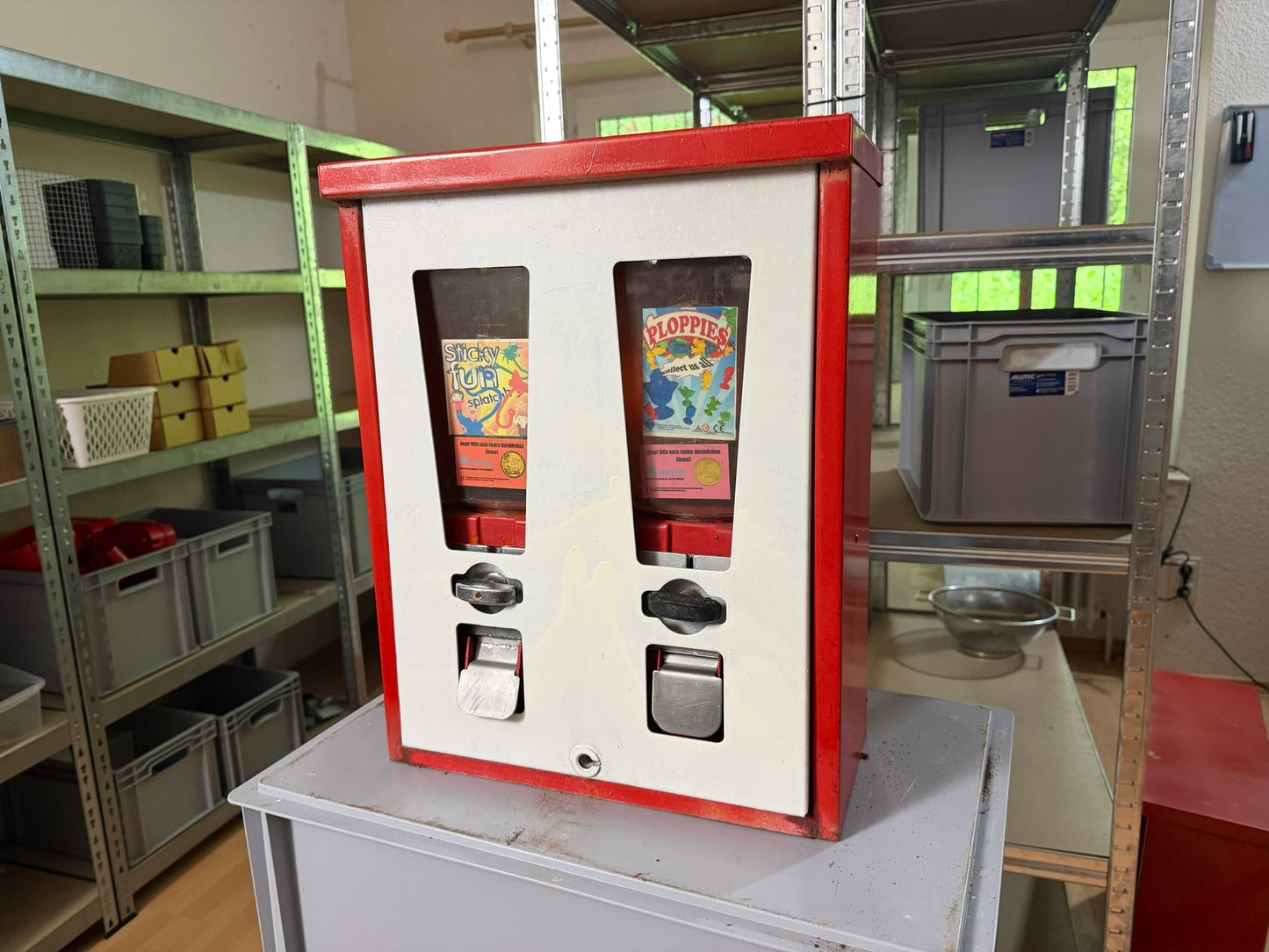Original Retro Kaugummiautomat | Refurbished | 2er Schacht | ID: 0012