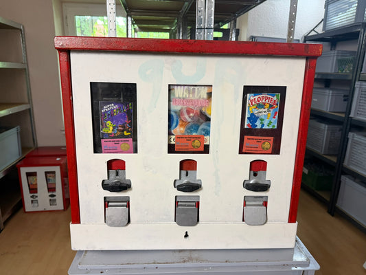 Original Retro Kaugummiautomat | Refurbished | 3er Schacht | ID: 0013