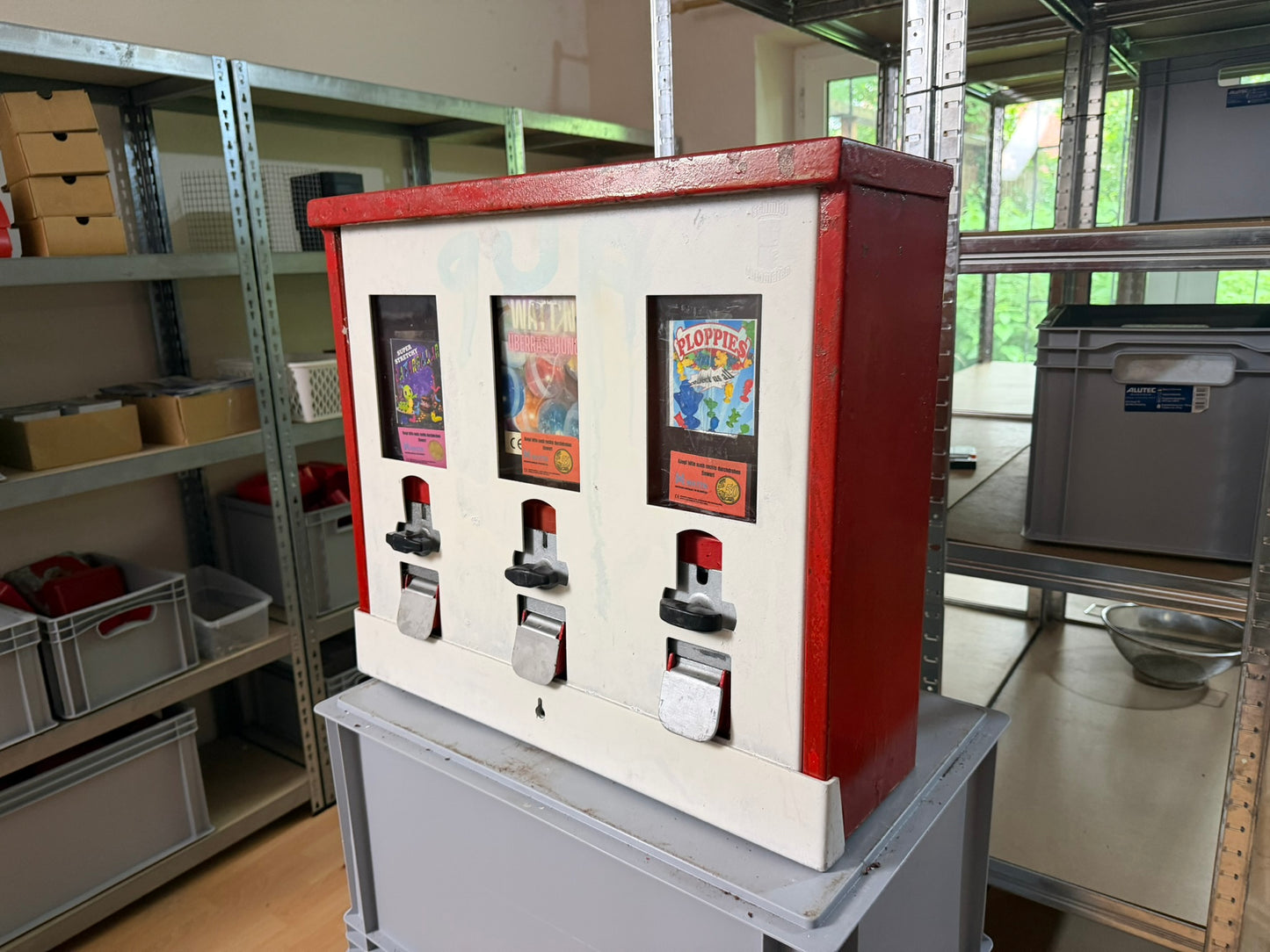 Original Retro Kaugummiautomat | Refurbished | 3er Schacht | ID: 0013