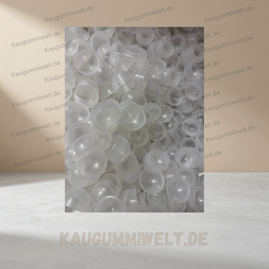 Leere Kapseln 30x35 mm als Füllware für Kaugummiautomat und Warenautomat
