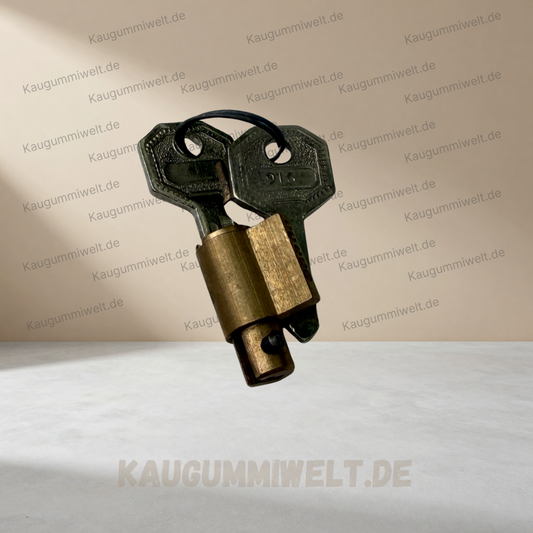 Schloss für Kaugummiautomaten und Warenautomaten mit Schlüssel