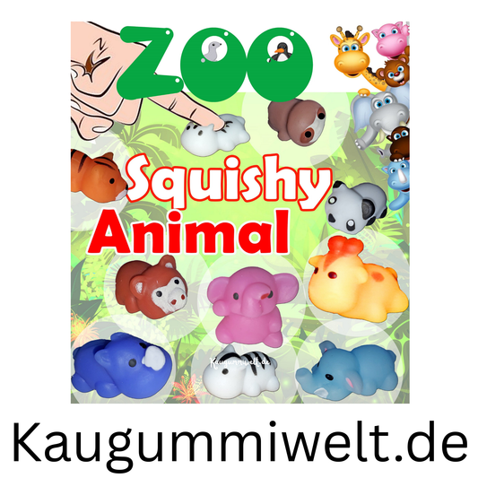 Squishy Zoo Tiere Kapseln